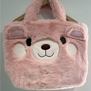 Kawaii The Plush Bear Sweetheart Tote Bag Super Cute Huge NEW